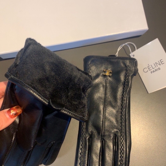 Céline Women's new high-end sheepskin gloves - Picture 3 of 5